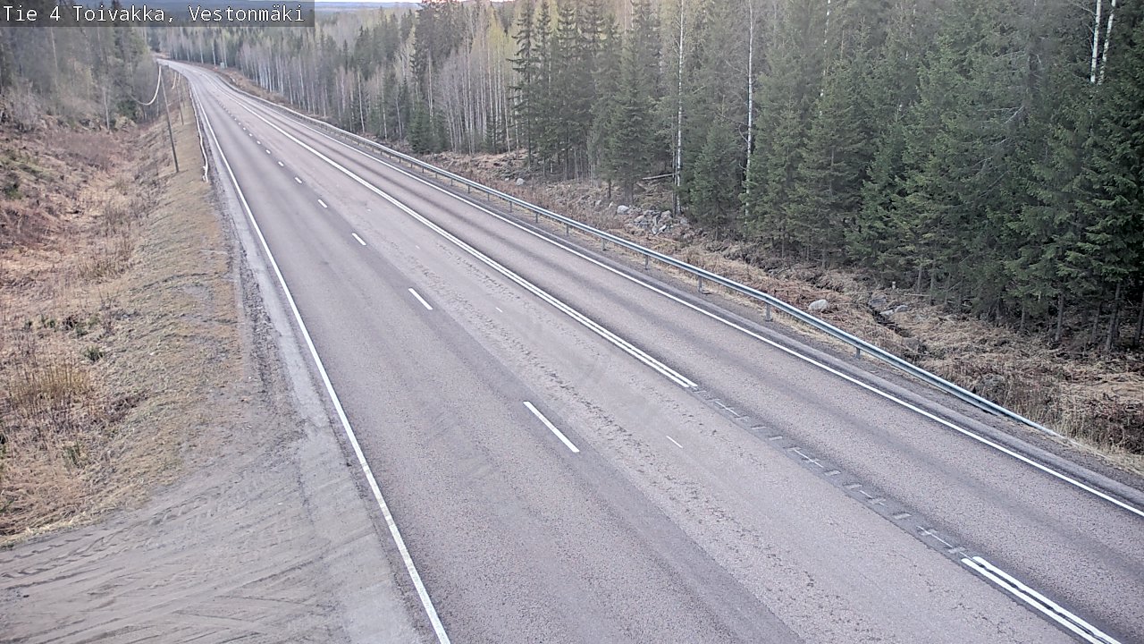 Weather Camera Image Road 4 Toivakka, Vestonmäki, Toivakka, Keski-Suomi