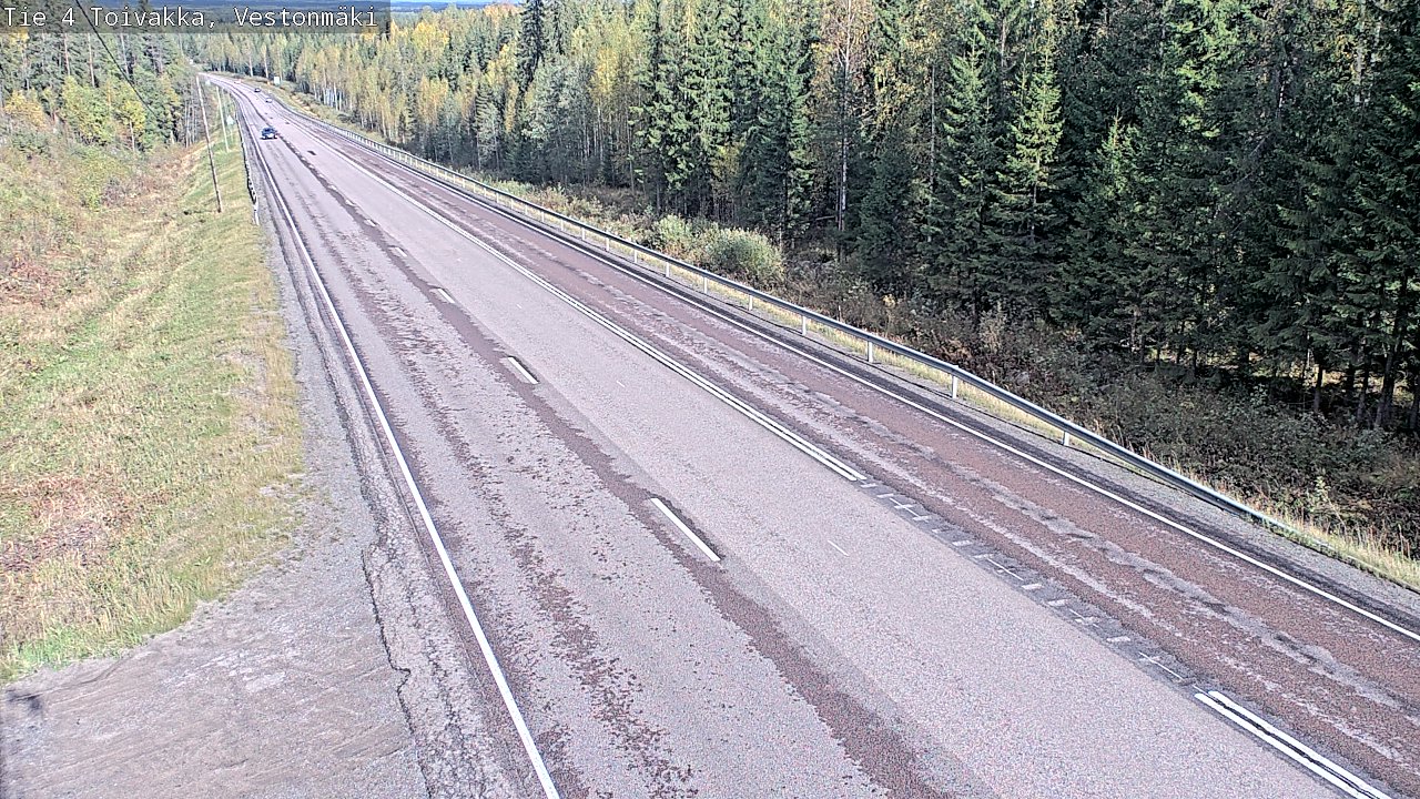 Weather Camera Image Road 4 Toivakka, Vestonmäki, Toivakka, Keski-Suomi