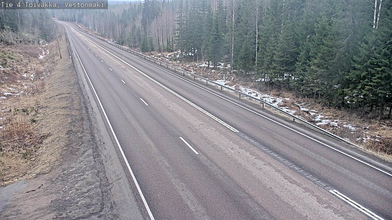 Weather Camera Image Road 4 Toivakka, Vestonmäki, Toivakka, Keski-Suomi