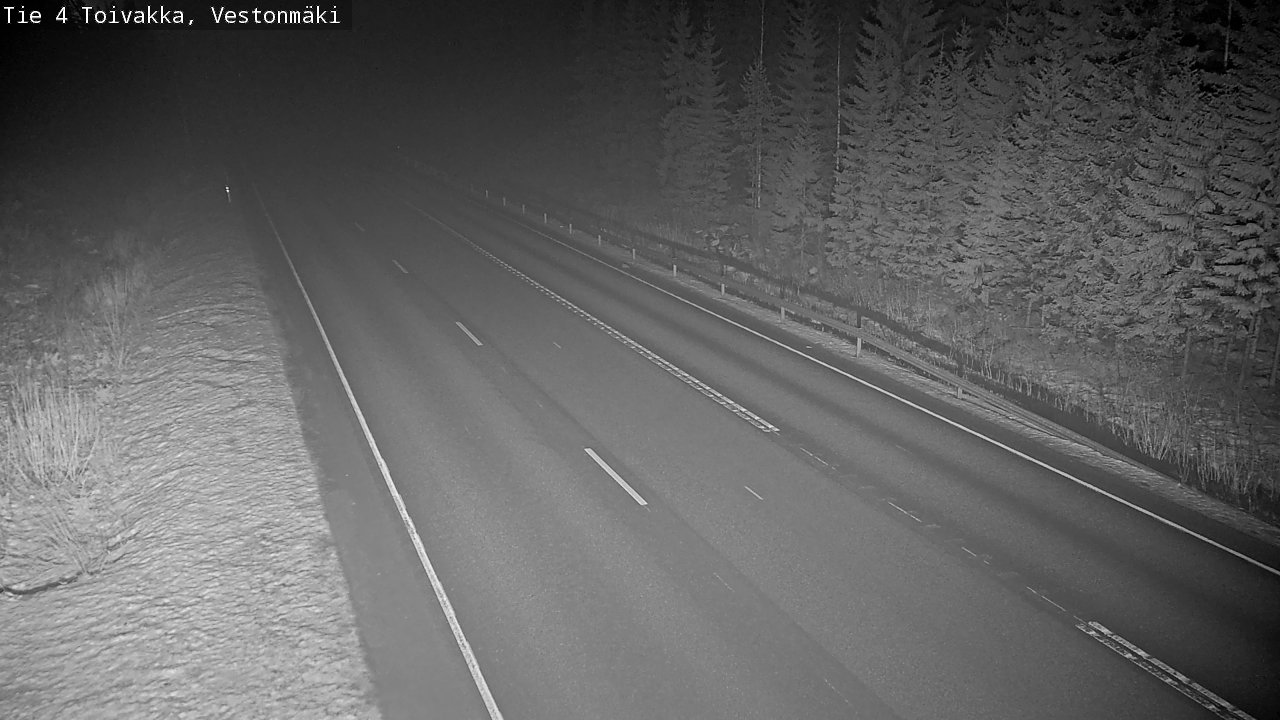 Weather Camera Image Väg 4 Toivakka, Vestonmäki, Toivakka, Keski-Suomi