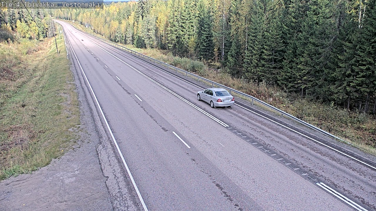 Weather Camera Image Road 4 Toivakka, Vestonmäki, Toivakka, Keski-Suomi