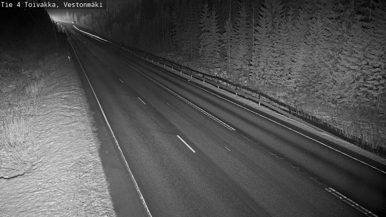 Weather Camera Image Väg 4 Toivakka, Vestonmäki, Toivakka, Keski-Suomi