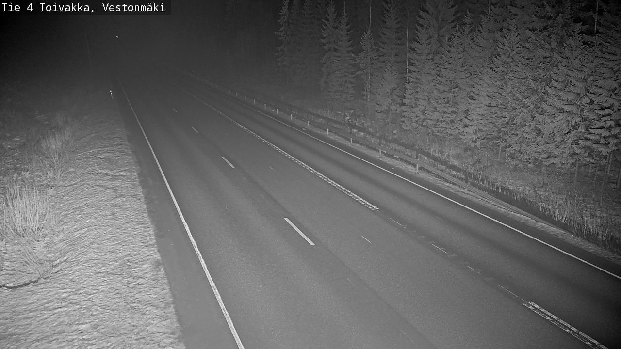 Weather Camera Image Väg 4 Toivakka, Vestonmäki, Toivakka, Keski-Suomi