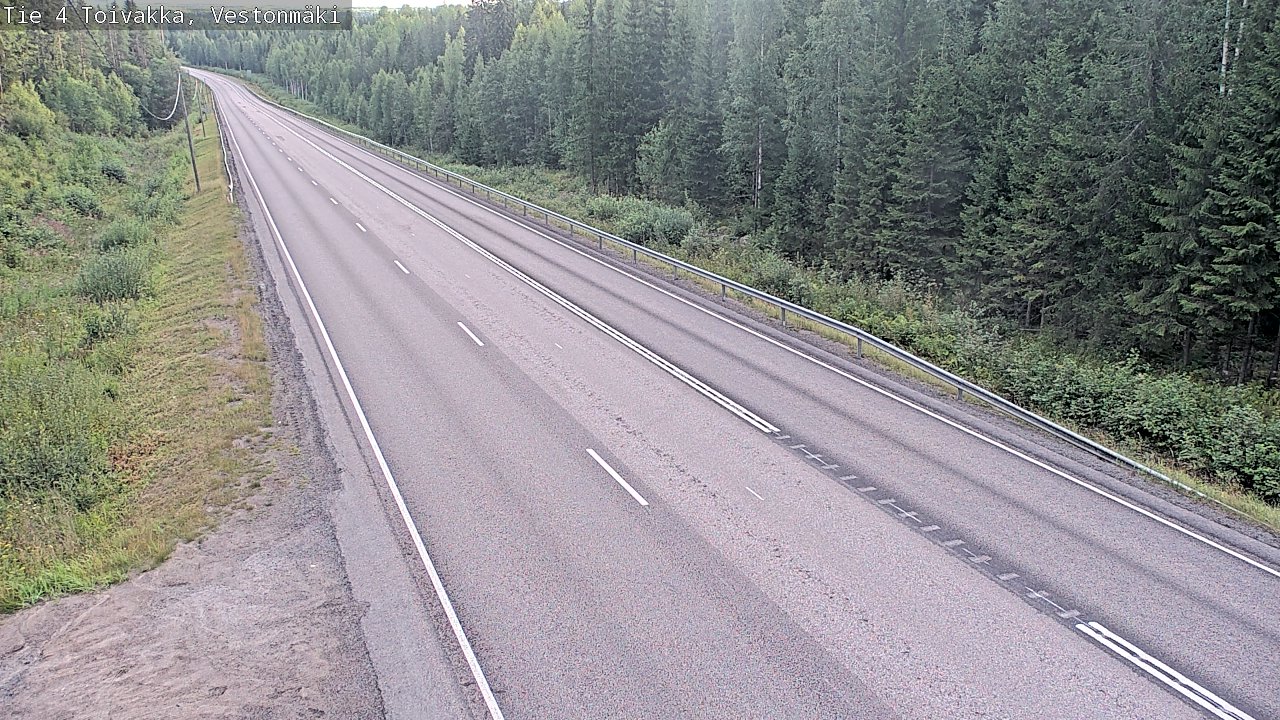 Weather Camera Image Road 4 Toivakka, Vestonmäki, Toivakka, Keski-Suomi