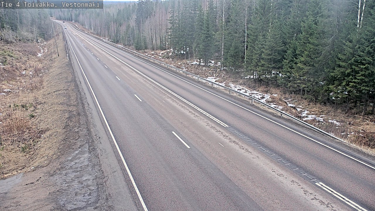 Weather Camera Image Road 4 Toivakka, Vestonmäki, Toivakka, Keski-Suomi
