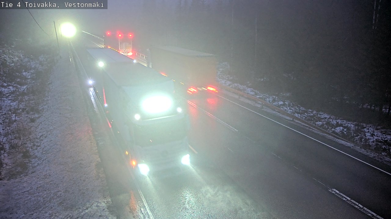 Weather Camera Image Väg 4 Toivakka, Vestonmäki, Toivakka, Keski-Suomi