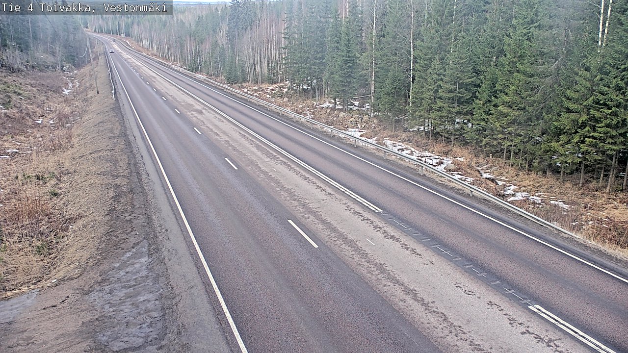 Weather Camera Image Road 4 Toivakka, Vestonmäki, Toivakka, Keski-Suomi
