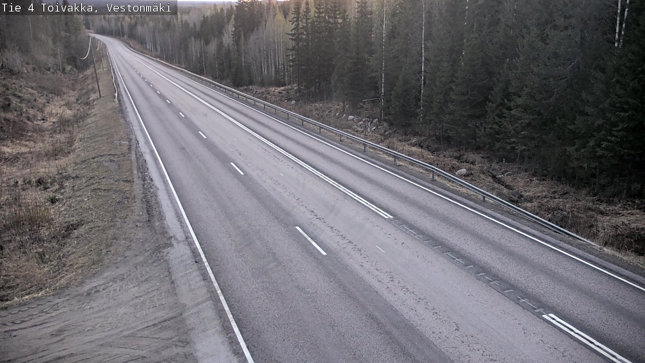 Weather Camera Image Road 4 Toivakka, Vestonmäki, Toivakka, Keski-Suomi