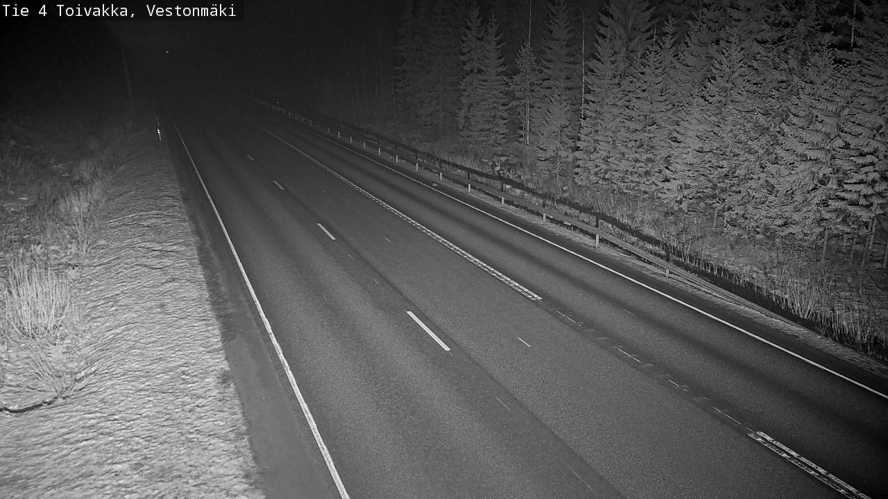 Weather Camera Image Väg 4 Toivakka, Vestonmäki, Toivakka, Keski-Suomi