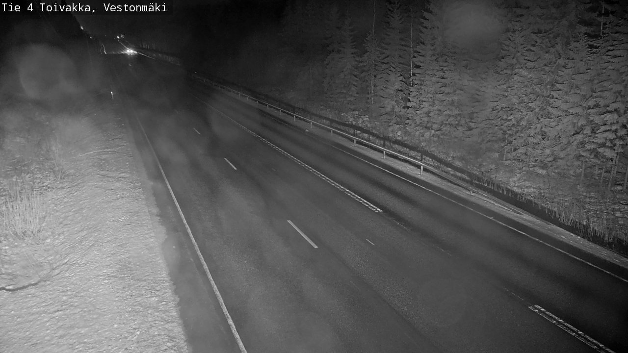 Weather Camera Image Väg 4 Toivakka, Vestonmäki, Toivakka, Keski-Suomi