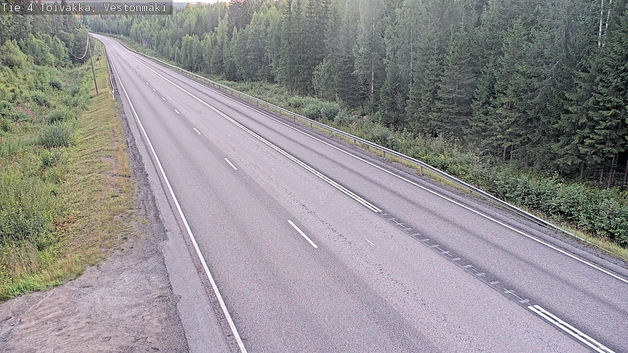 Weather Camera Image Road 4 Toivakka, Vestonmäki, Toivakka, Keski-Suomi