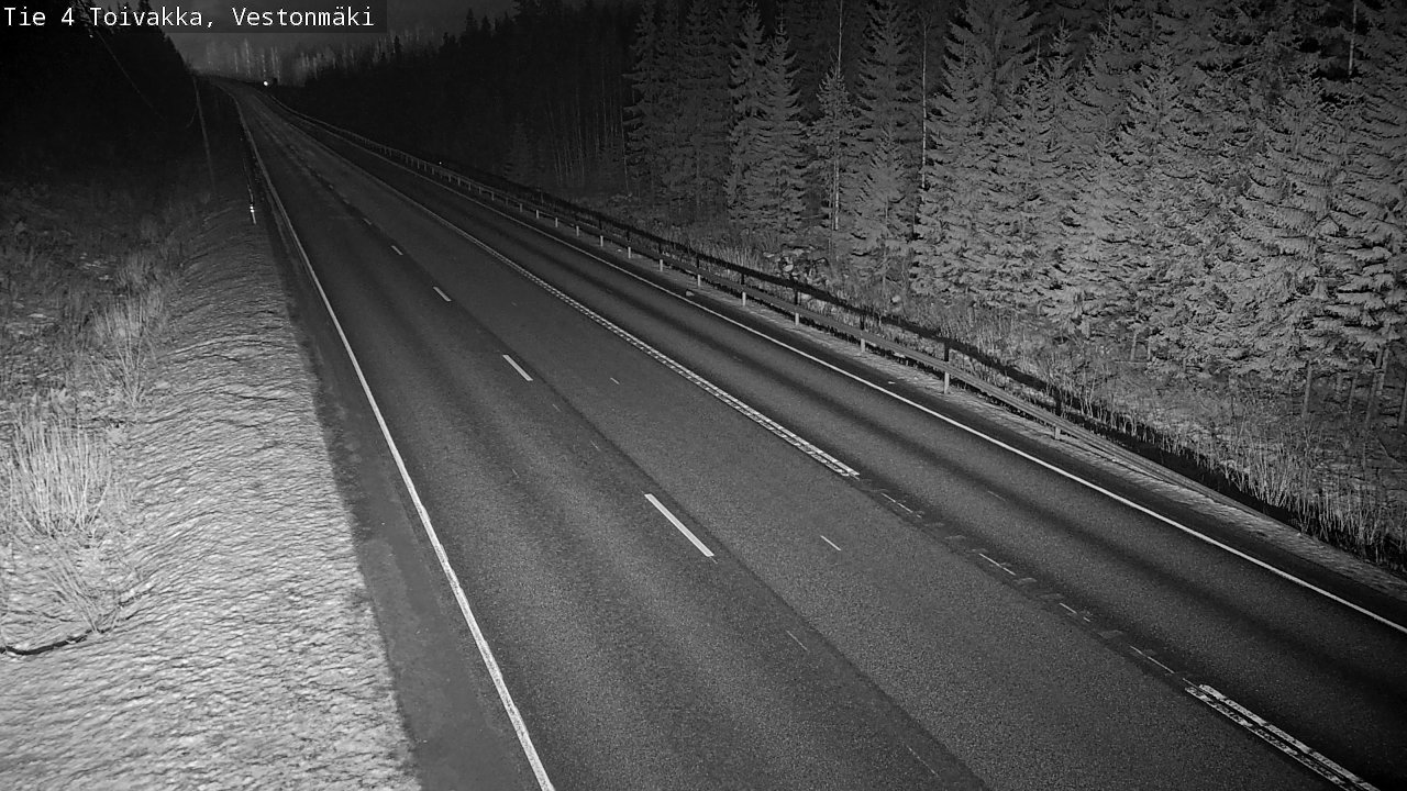 Weather Camera Image Väg 4 Toivakka, Vestonmäki, Toivakka, Keski-Suomi