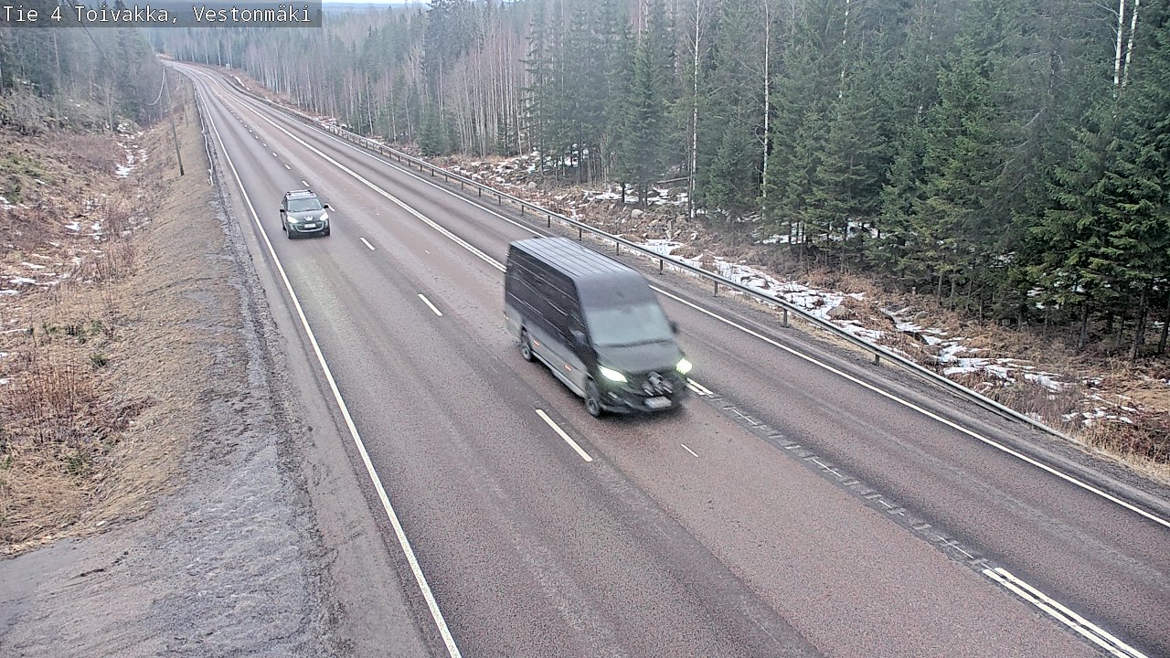 Weather Camera Image Road 4 Toivakka, Vestonmäki, Toivakka, Keski-Suomi
