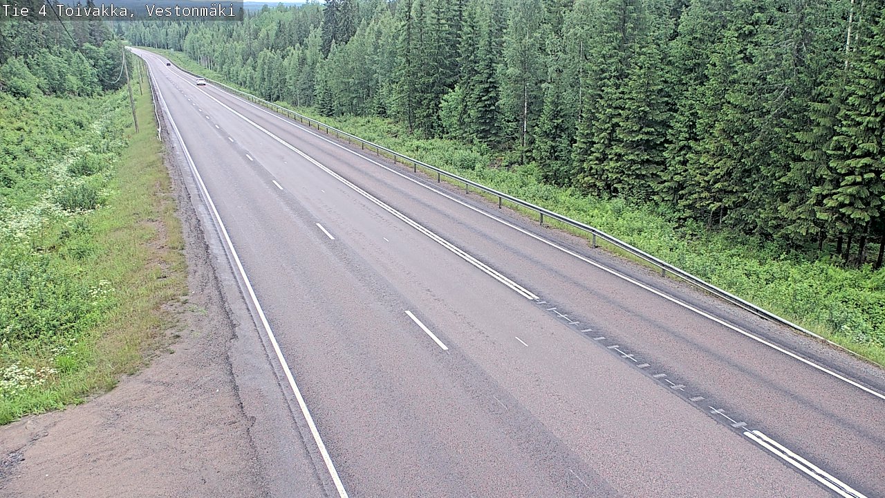 Weather Camera Image Road 4 Toivakka, Vestonmäki, Toivakka, Keski-Suomi