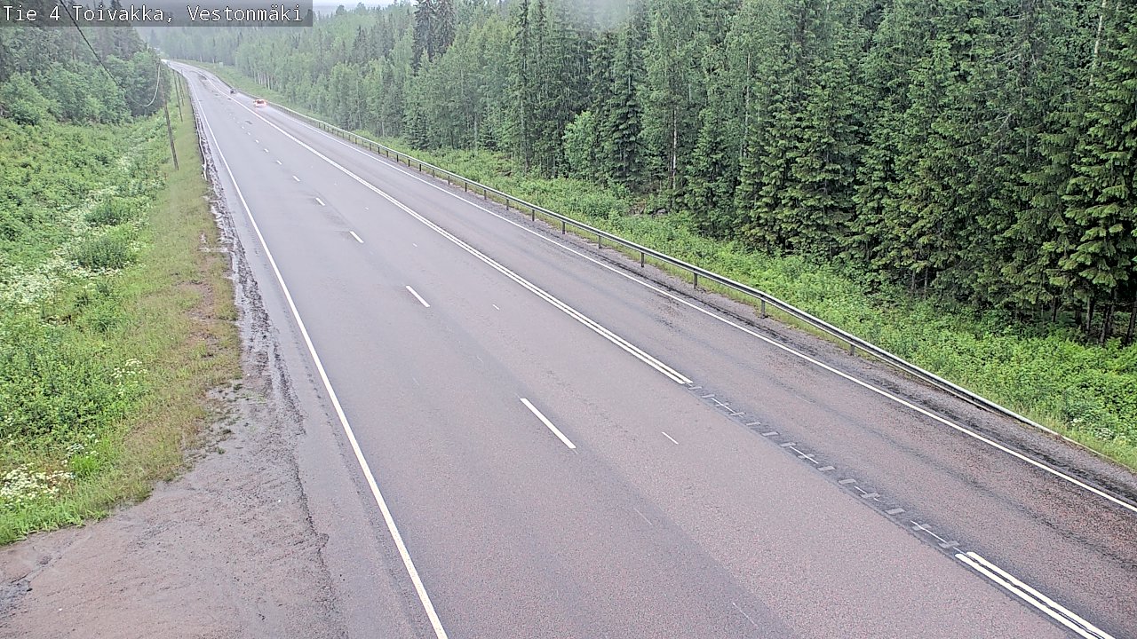 Weather Camera Image Road 4 Toivakka, Vestonmäki, Toivakka, Keski-Suomi