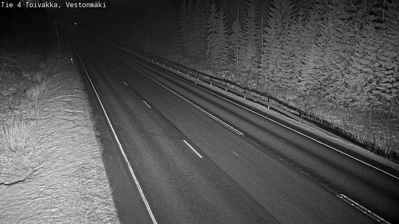 Weather Camera Image Väg 4 Toivakka, Vestonmäki, Toivakka, Keski-Suomi