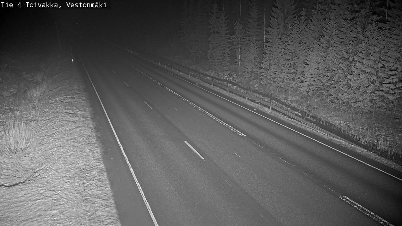 Weather Camera Image Väg 4 Toivakka, Vestonmäki, Toivakka, Keski-Suomi