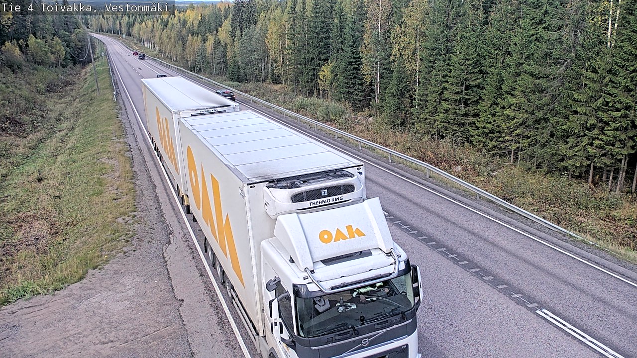 Weather Camera Image Road 4 Toivakka, Vestonmäki, Toivakka, Keski-Suomi