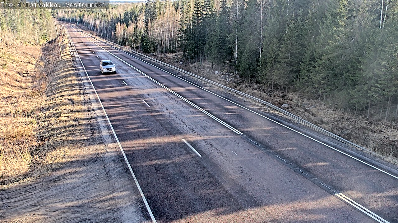 Weather Camera Image Väg 4 Toivakka, Vestonmäki, Toivakka, Keski-Suomi
