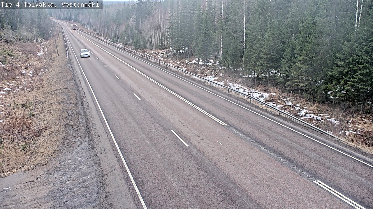 Weather Camera Image Road 4 Toivakka, Vestonmäki, Toivakka, Keski-Suomi