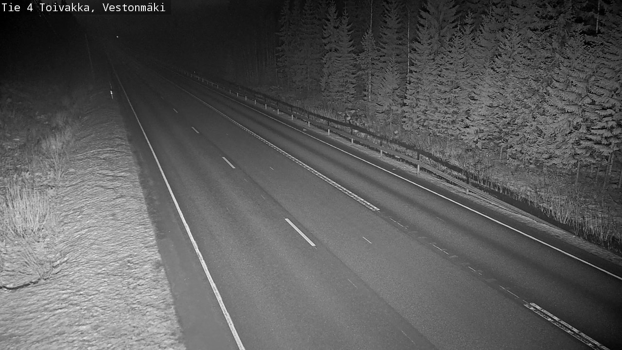 Weather Camera Image Väg 4 Toivakka, Vestonmäki, Toivakka, Keski-Suomi