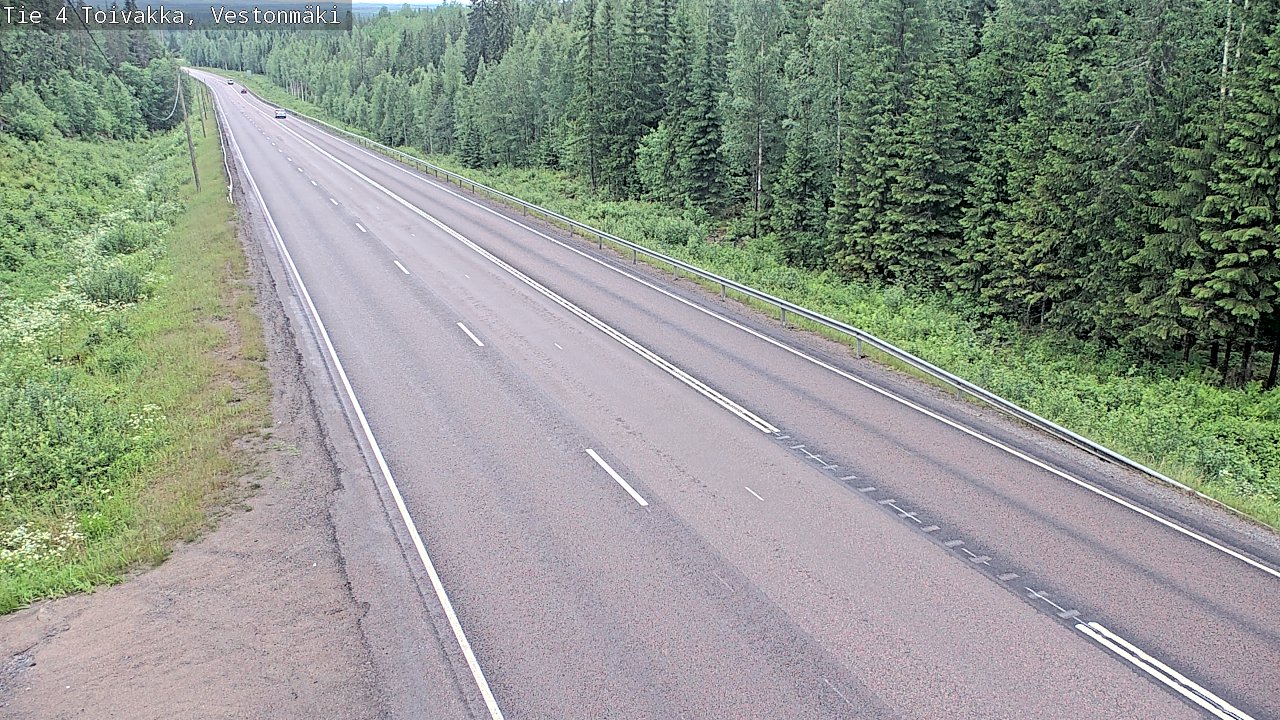 Weather Camera Image Väg 4 Toivakka, Vestonmäki, Toivakka, Keski-Suomi