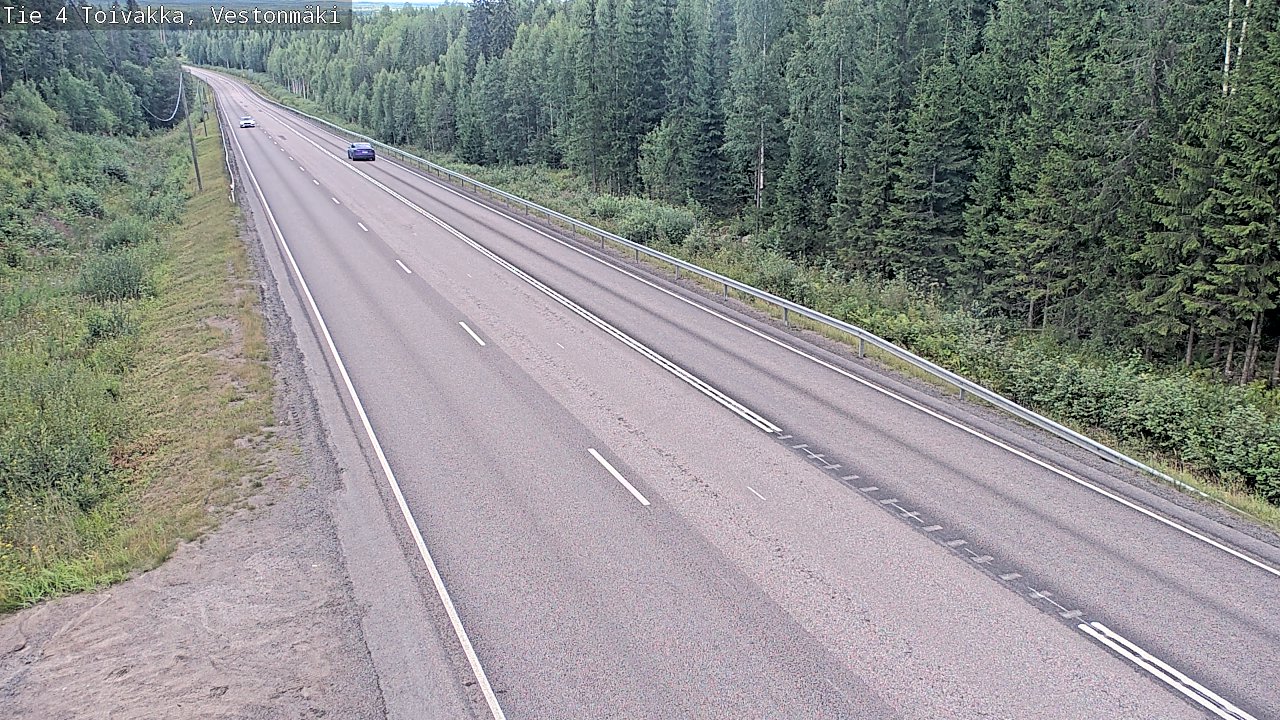 Kelikamerat Kuva Tie 4 Toivakka, Vestonmäki, Toivakka, Keski-Suomi