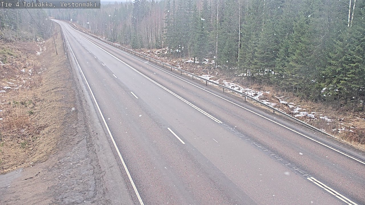 Weather Camera Image Road 4 Toivakka, Vestonmäki, Toivakka, Keski-Suomi