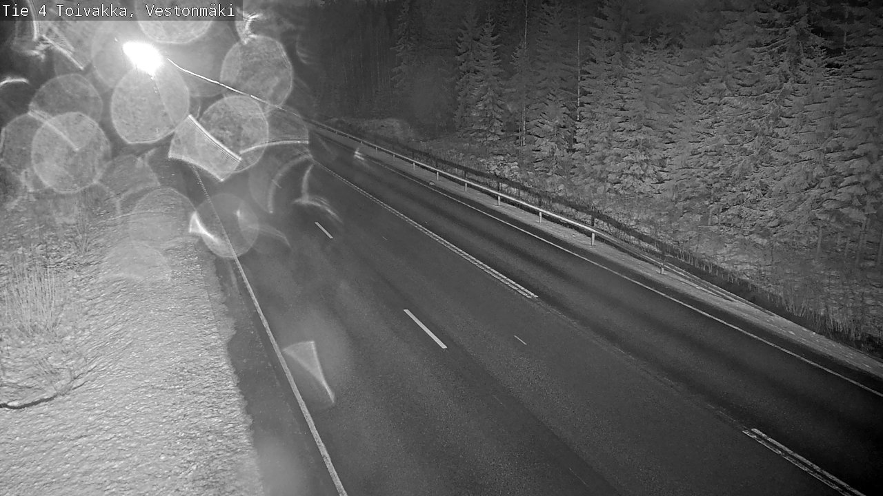 Weather Camera Image Väg 4 Toivakka, Vestonmäki, Toivakka, Keski-Suomi