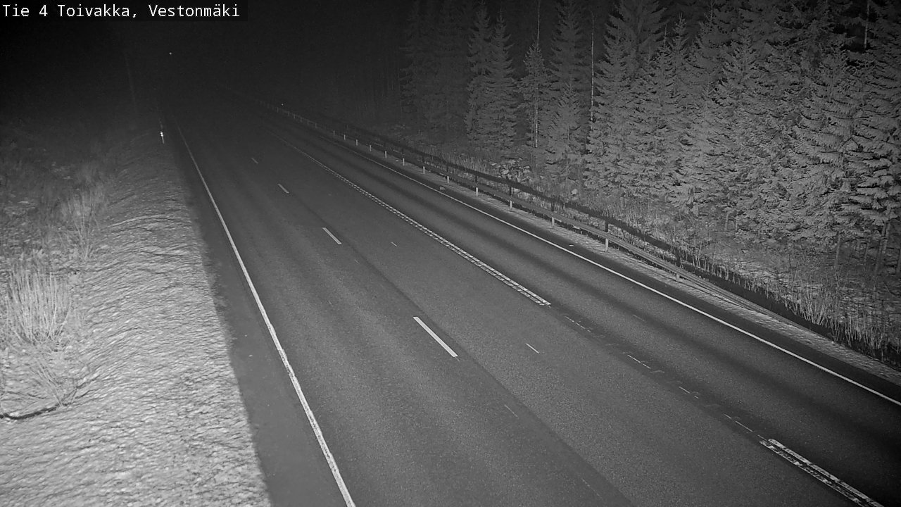 Weather Camera Image Väg 4 Toivakka, Vestonmäki, Toivakka, Keski-Suomi