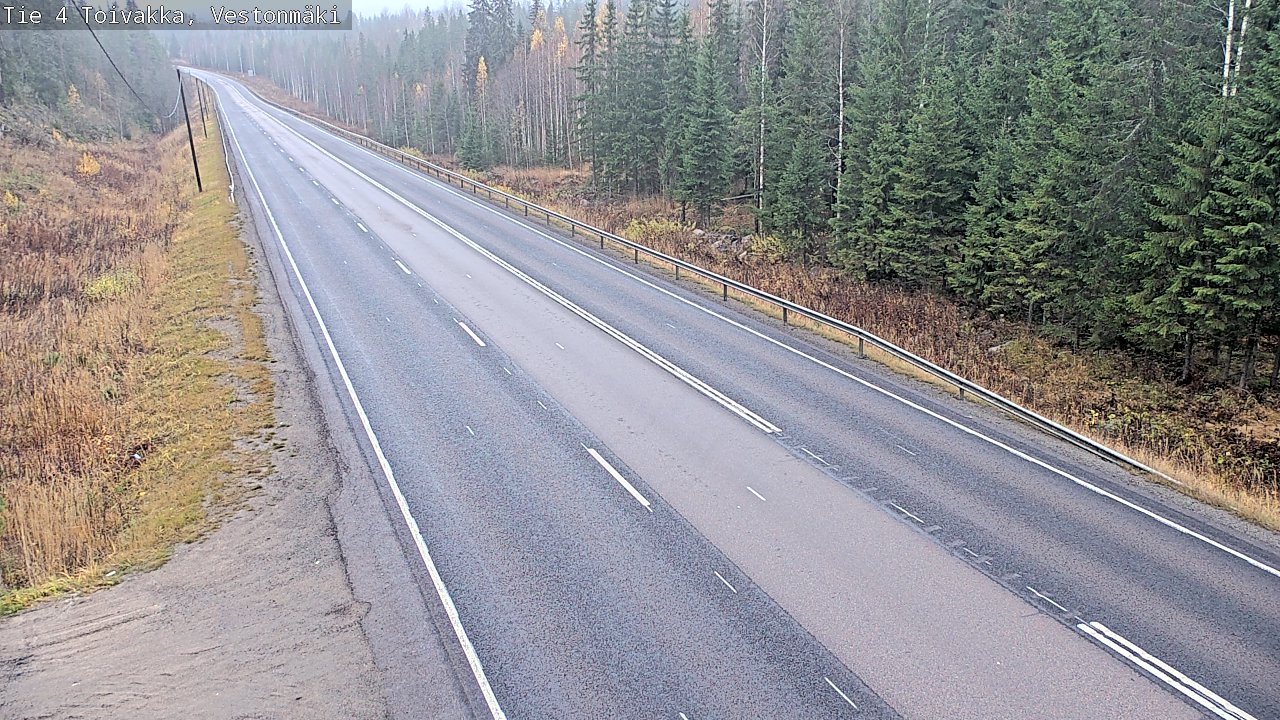 Kelikamerat Kuva Tie 4 Toivakka, Vestonmäki, Toivakka, Keski-Suomi