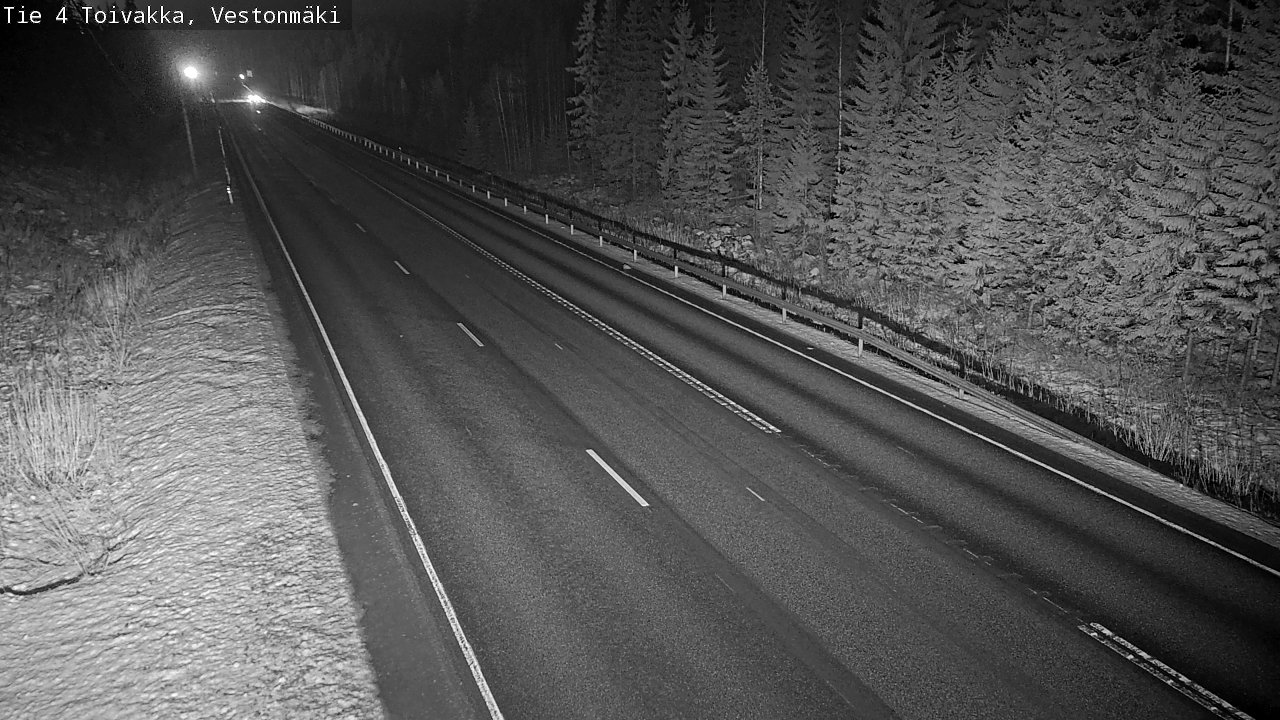 Weather Camera Image Väg 4 Toivakka, Vestonmäki, Toivakka, Keski-Suomi
