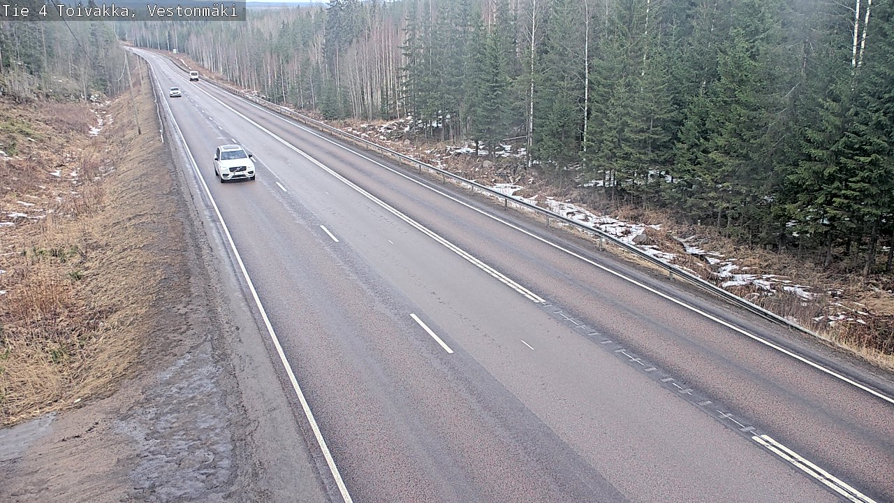 Weather Camera Image Road 4 Toivakka, Vestonmäki, Toivakka, Keski-Suomi