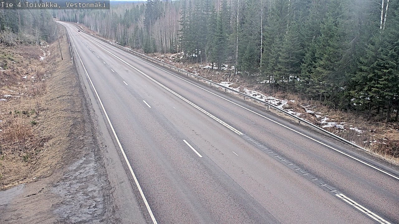 Weather Camera Image Road 4 Toivakka, Vestonmäki, Toivakka, Keski-Suomi