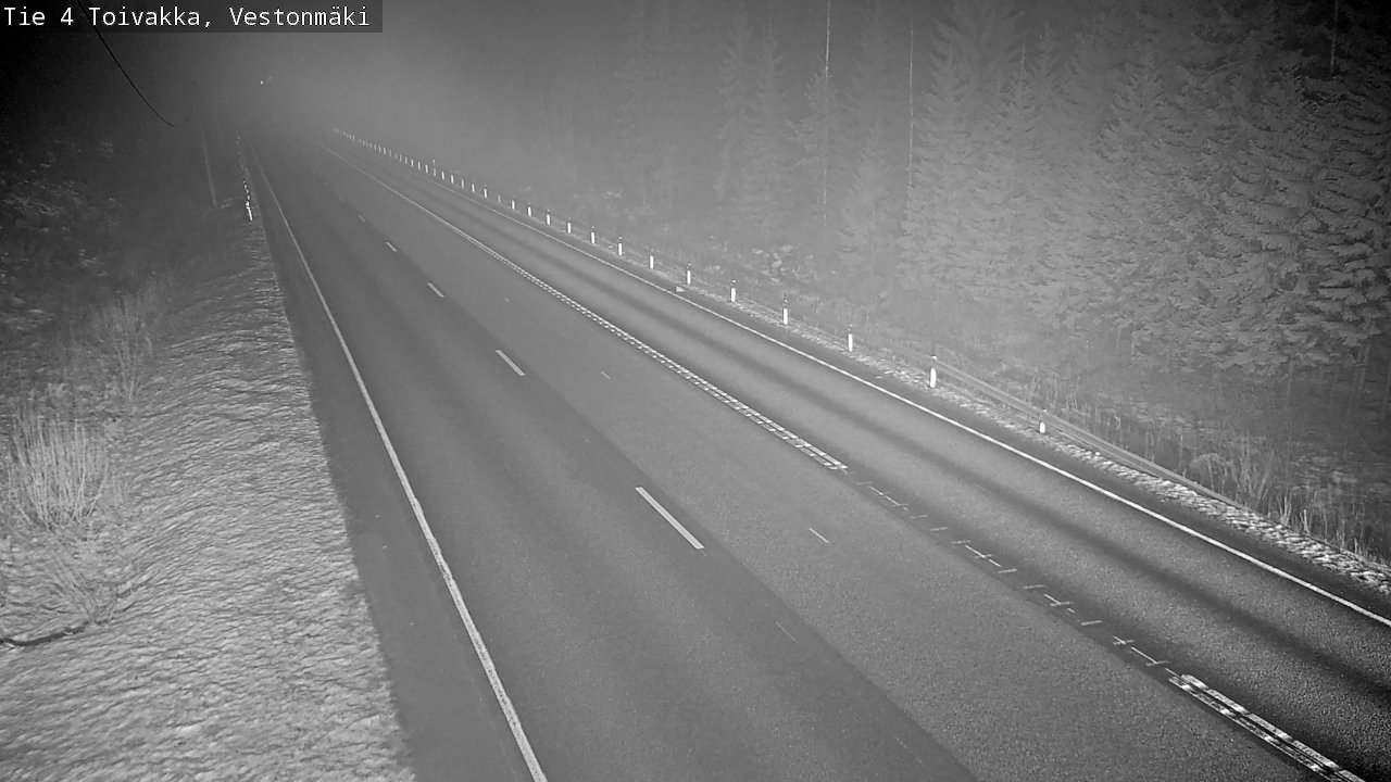 Weather Camera Image Väg 4 Toivakka, Vestonmäki, Toivakka, Keski-Suomi