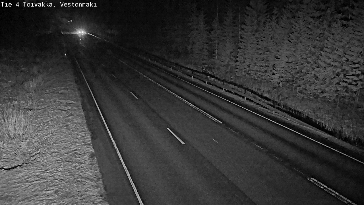 Weather Camera Image Väg 4 Toivakka, Vestonmäki, Toivakka, Keski-Suomi