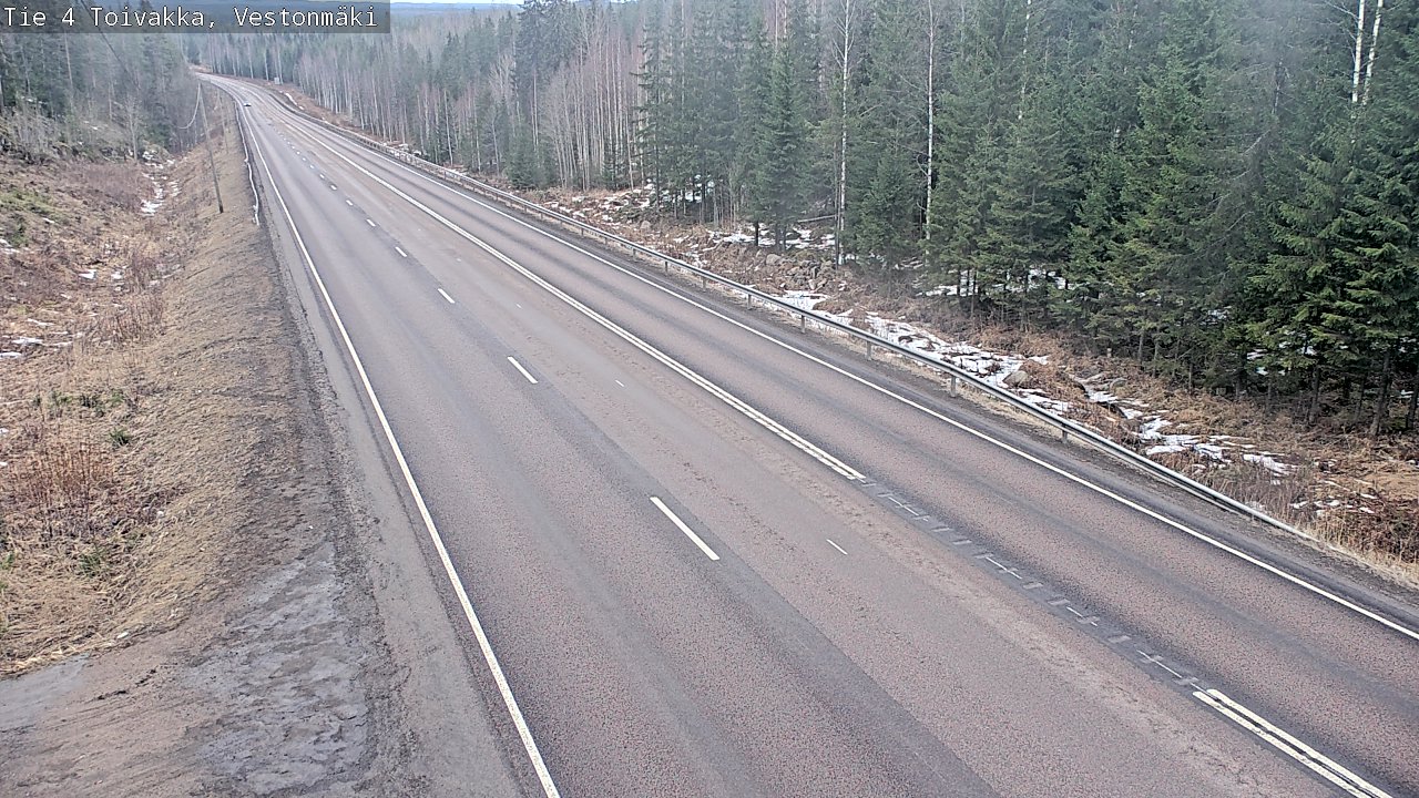 Weather Camera Image Road 4 Toivakka, Vestonmäki, Toivakka, Keski-Suomi