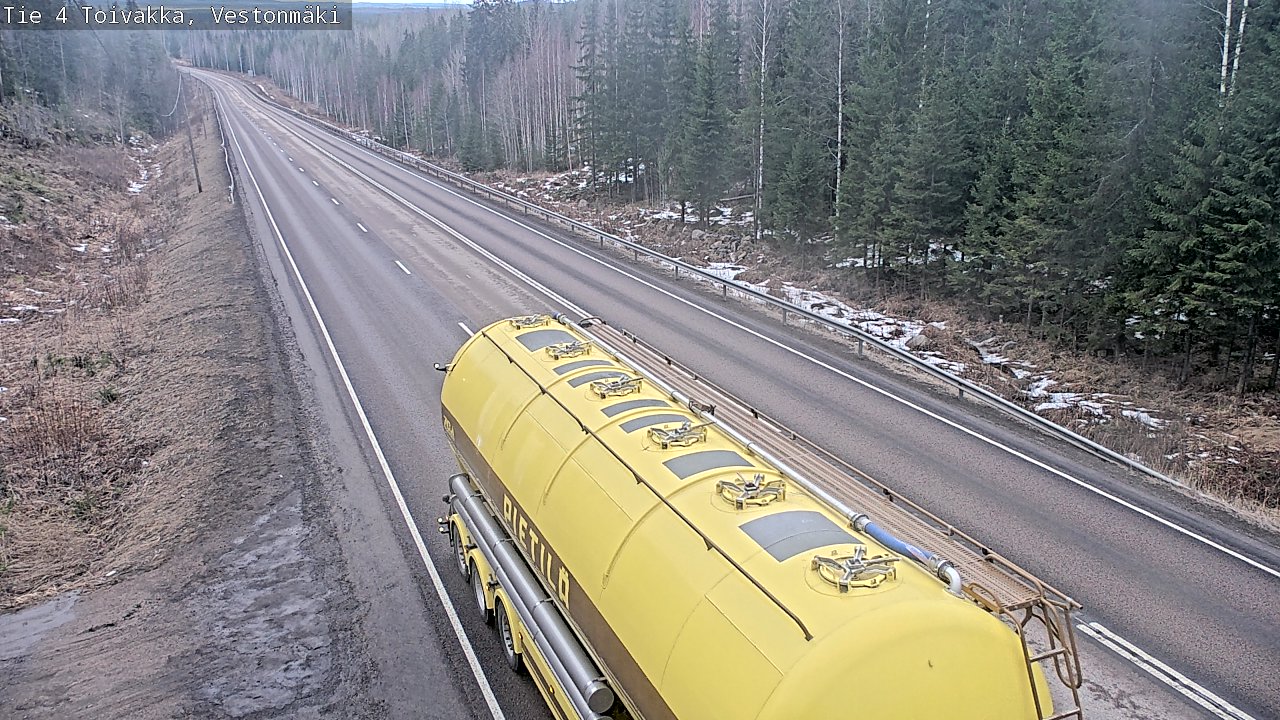 Weather Camera Image Road 4 Toivakka, Vestonmäki, Toivakka, Keski-Suomi