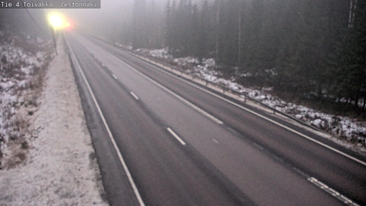Weather Camera Image Väg 4 Toivakka, Vestonmäki, Toivakka, Keski-Suomi