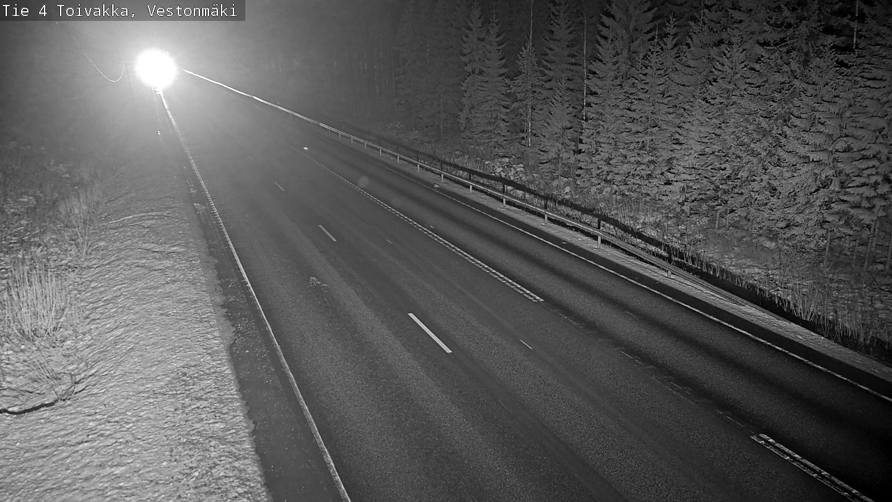 Weather Camera Image Väg 4 Toivakka, Vestonmäki, Toivakka, Keski-Suomi