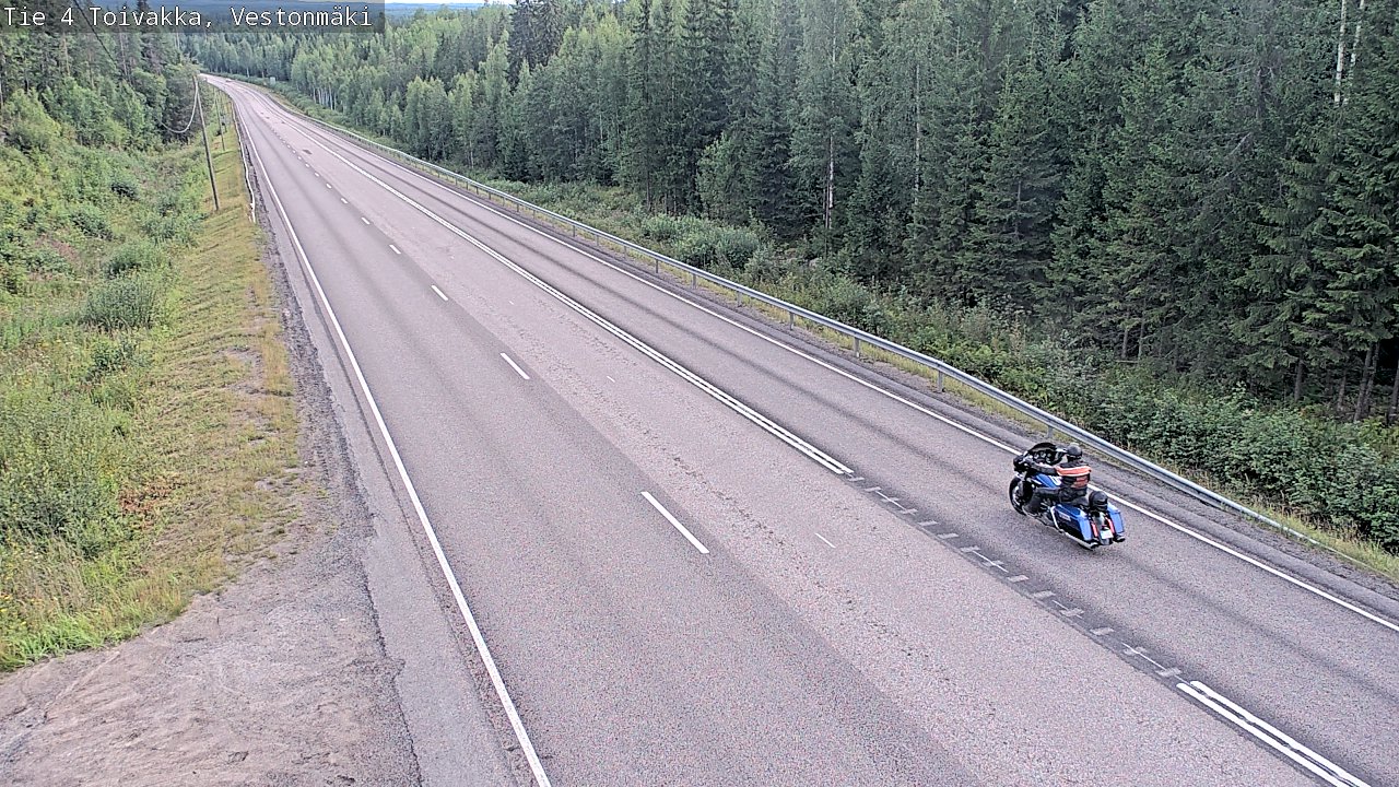 Weather Camera Image Road 4 Toivakka, Vestonmäki, Toivakka, Keski-Suomi