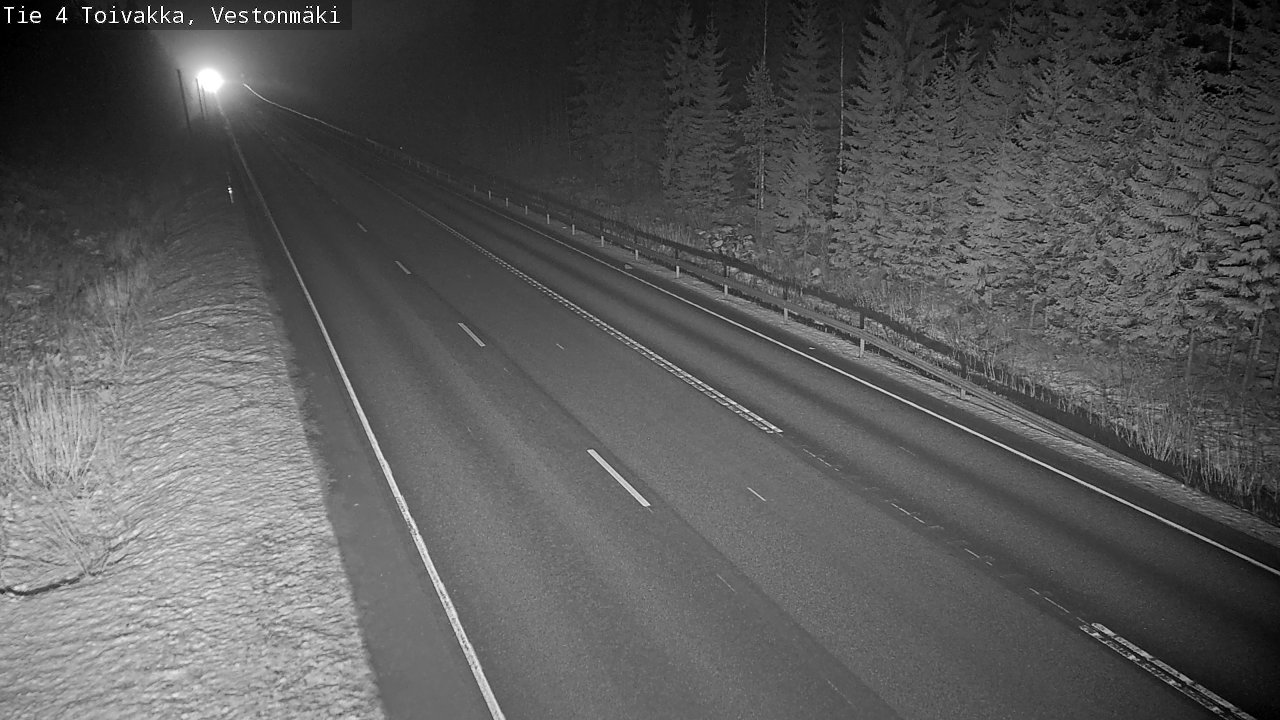 Weather Camera Image Väg 4 Toivakka, Vestonmäki, Toivakka, Keski-Suomi