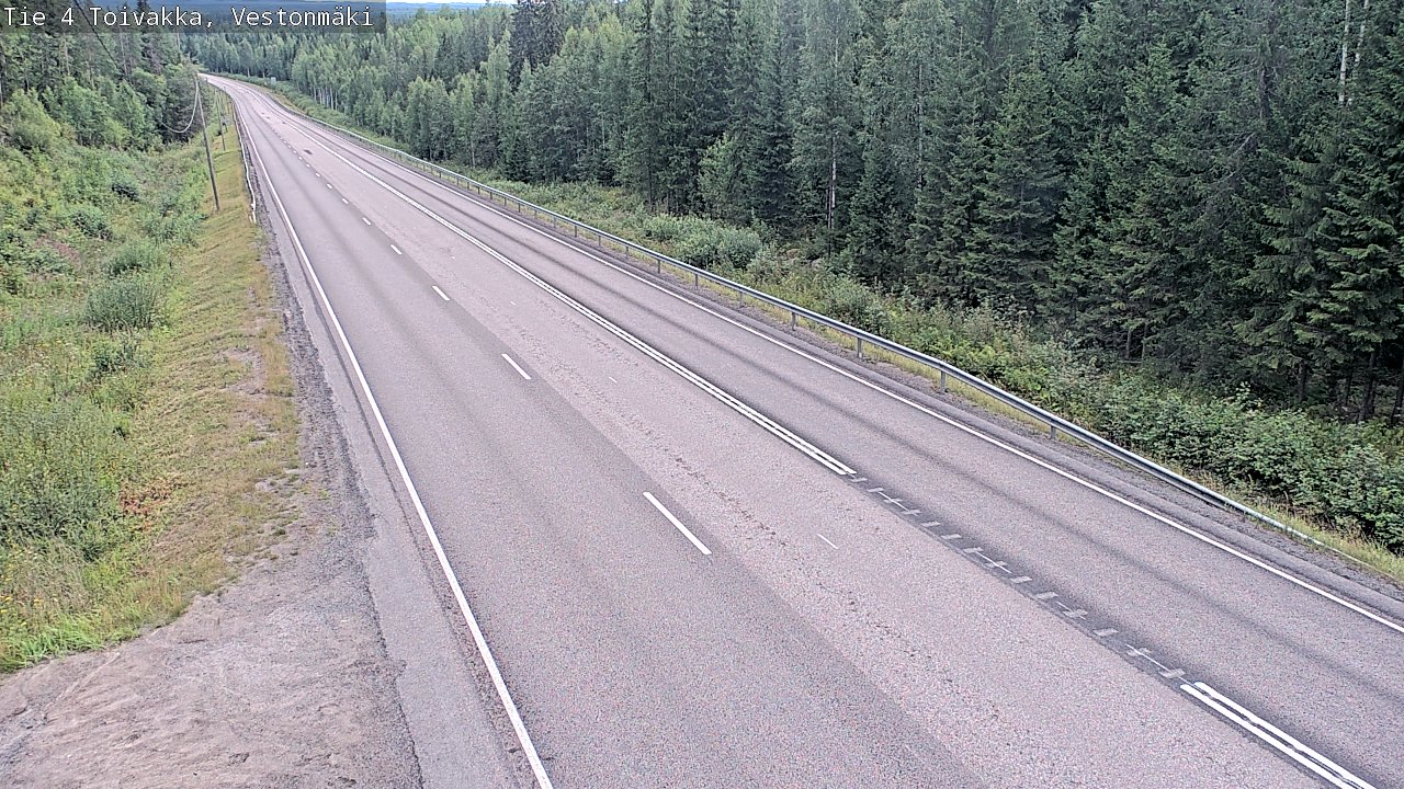 Weather Camera Image Road 4 Toivakka, Vestonmäki, Toivakka, Keski-Suomi