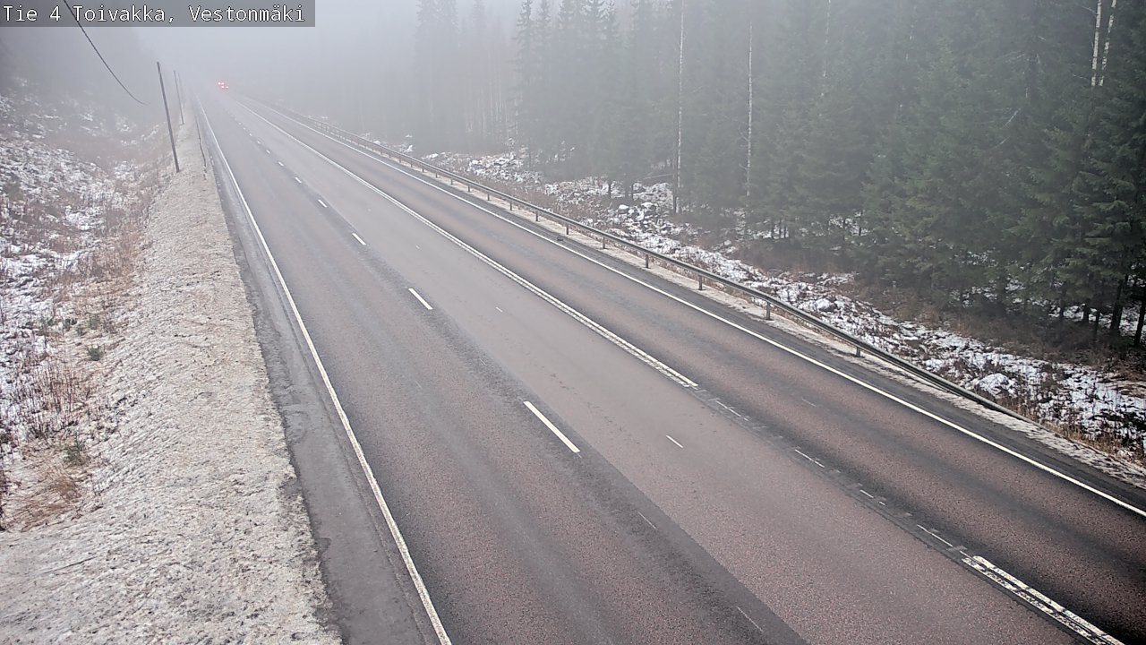 Weather Camera Image Väg 4 Toivakka, Vestonmäki, Toivakka, Keski-Suomi