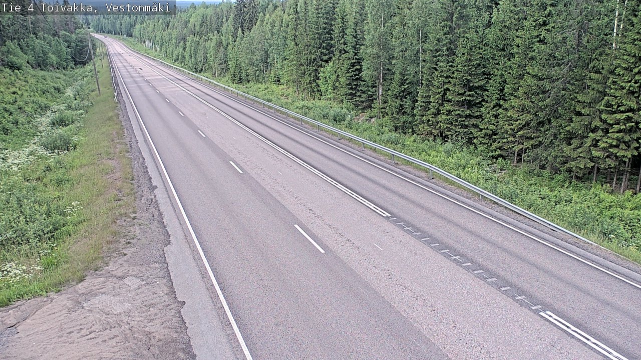 Kelikamerat Kuva Tie 4 Toivakka, Vestonmäki, Toivakka, Keski-Suomi