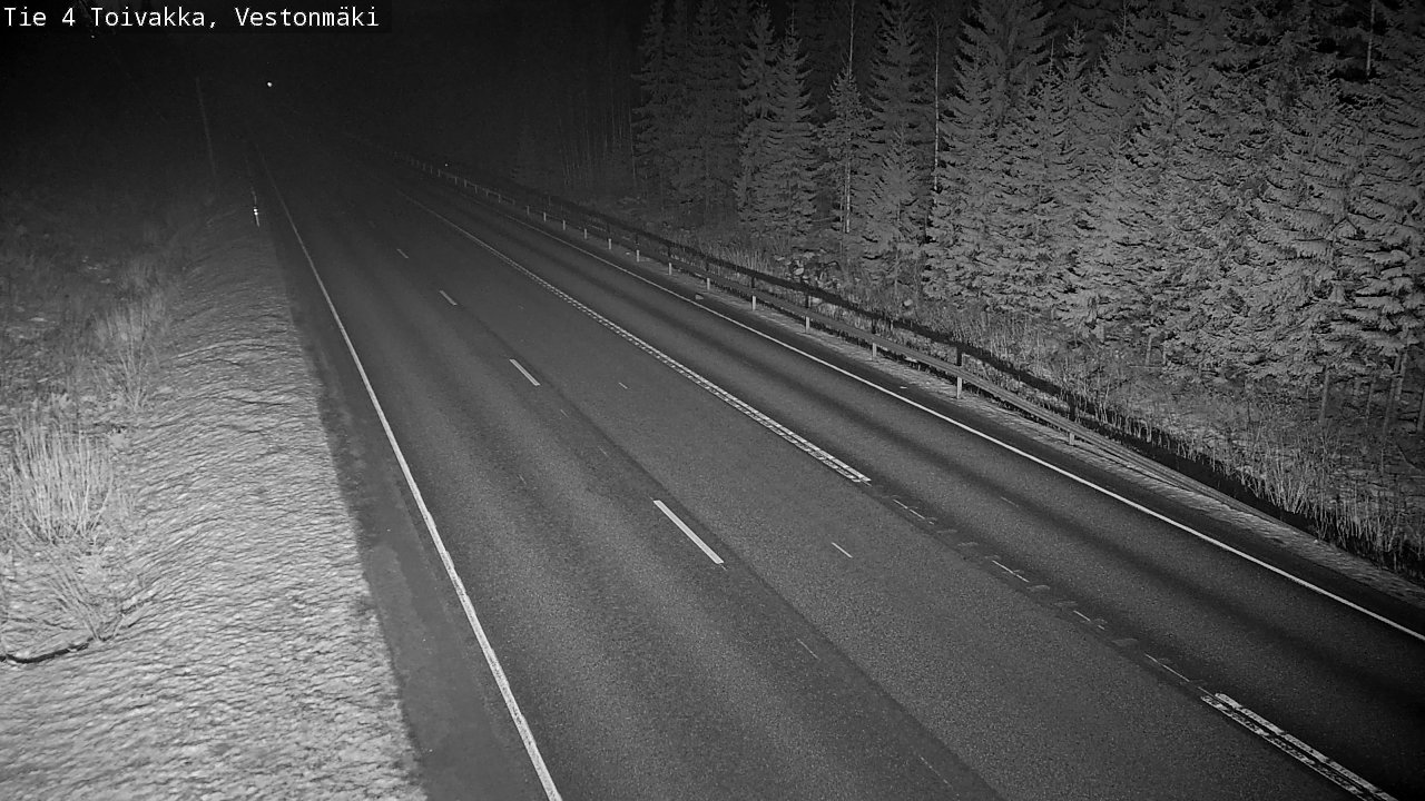 Weather Camera Image Väg 4 Toivakka, Vestonmäki, Toivakka, Keski-Suomi