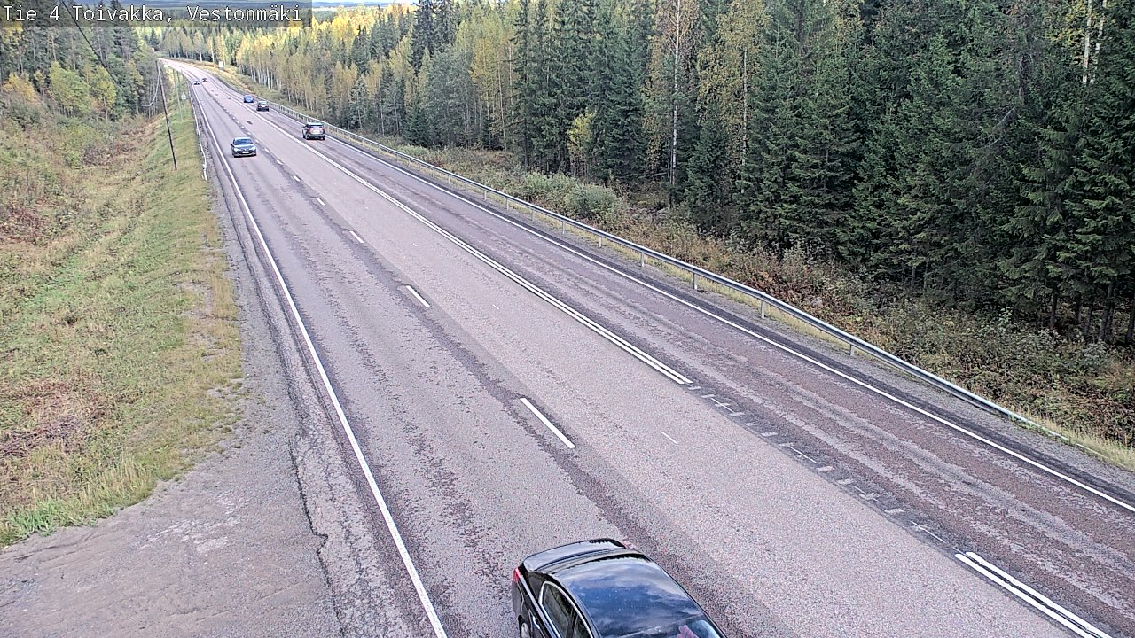 Weather Camera Image Road 4 Toivakka, Vestonmäki, Toivakka, Keski-Suomi