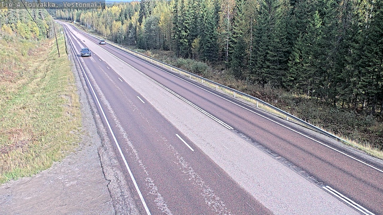 Weather Camera Image Road 4 Toivakka, Vestonmäki, Toivakka, Keski-Suomi