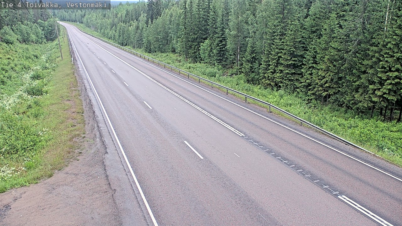 Weather Camera Image Road 4 Toivakka, Vestonmäki, Toivakka, Keski-Suomi