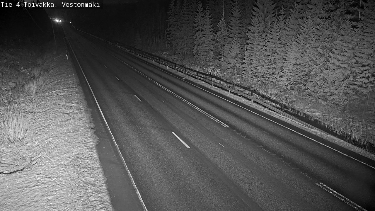 Weather Camera Image Väg 4 Toivakka, Vestonmäki, Toivakka, Keski-Suomi
